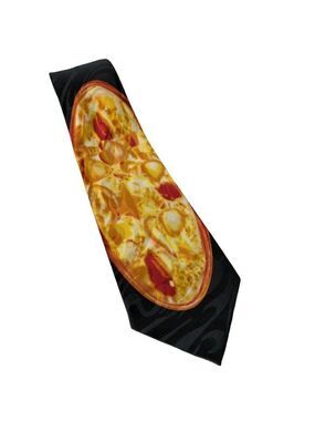 Fratello Pizza Pie Food Novelty Necktie